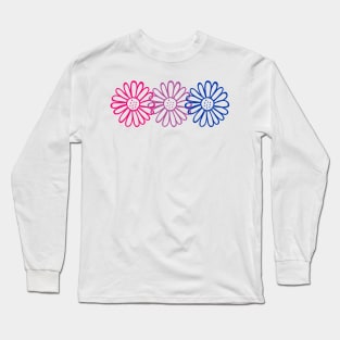 bisexual flowers Long Sleeve T-Shirt